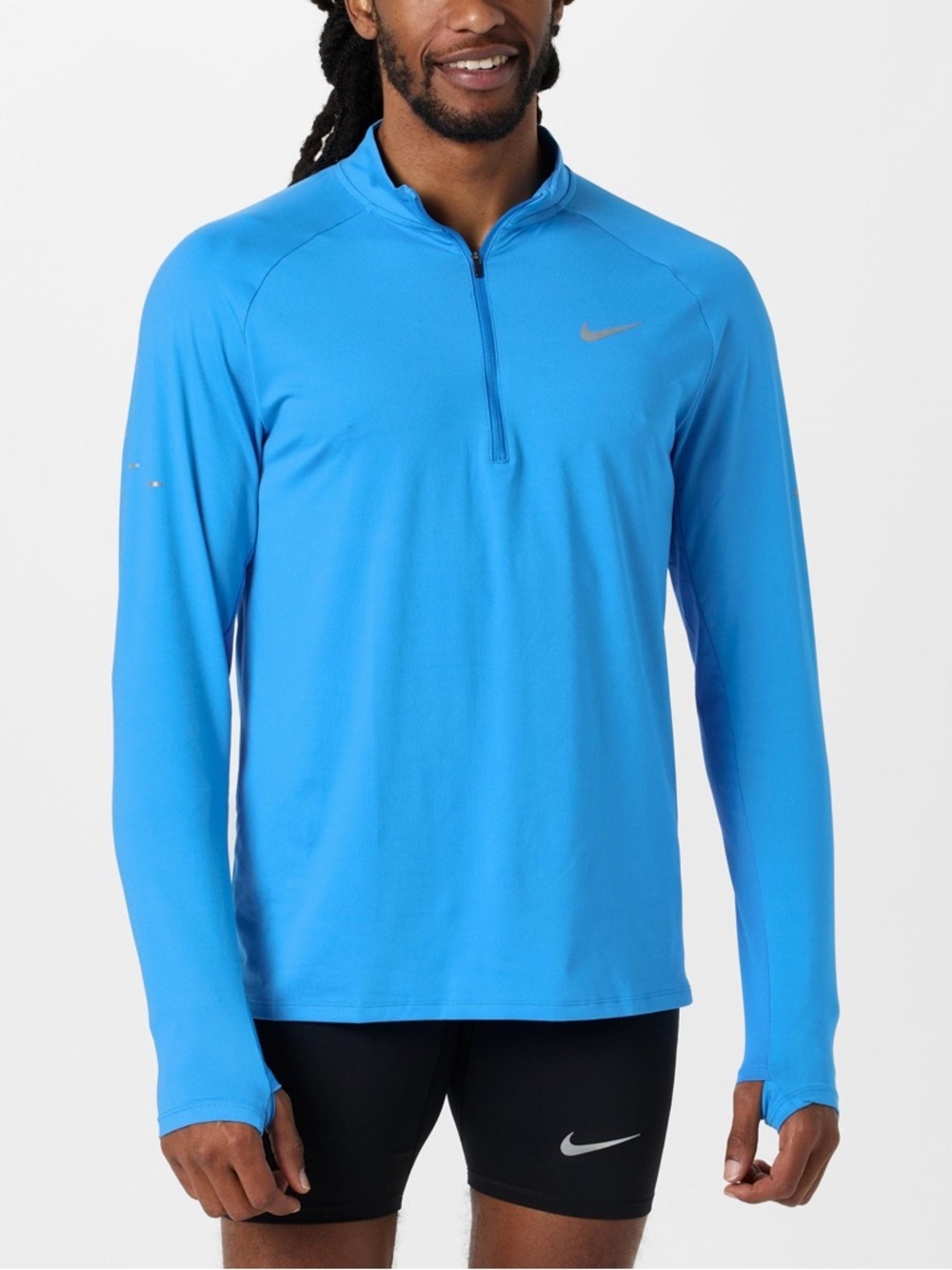 Nike Men’s Bright Blue Half-Zip Performance Top - NWOT